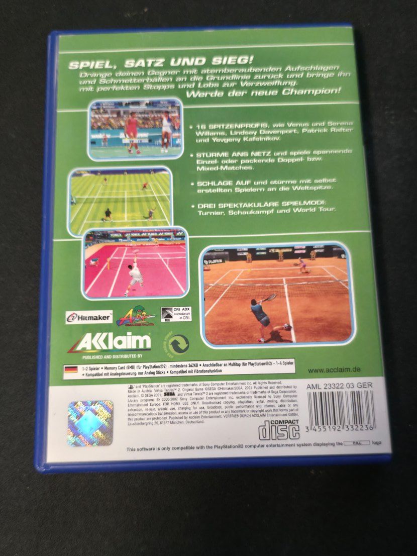 Sega Giochi: Virtua Tennis 2 PS2 – Usato da Meilen venduto da MR_Buisness 2