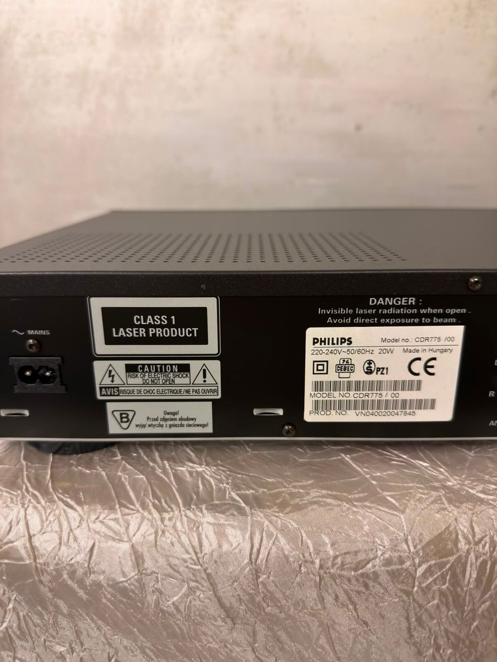 Philips Multimediaplayer & Streamer: PHILIPS CDR 765 Audio CD Recorder OHNE Kabel – Neu (gemäss Beschreibung) aus Schlieren von Stadtammannamt_8952 6