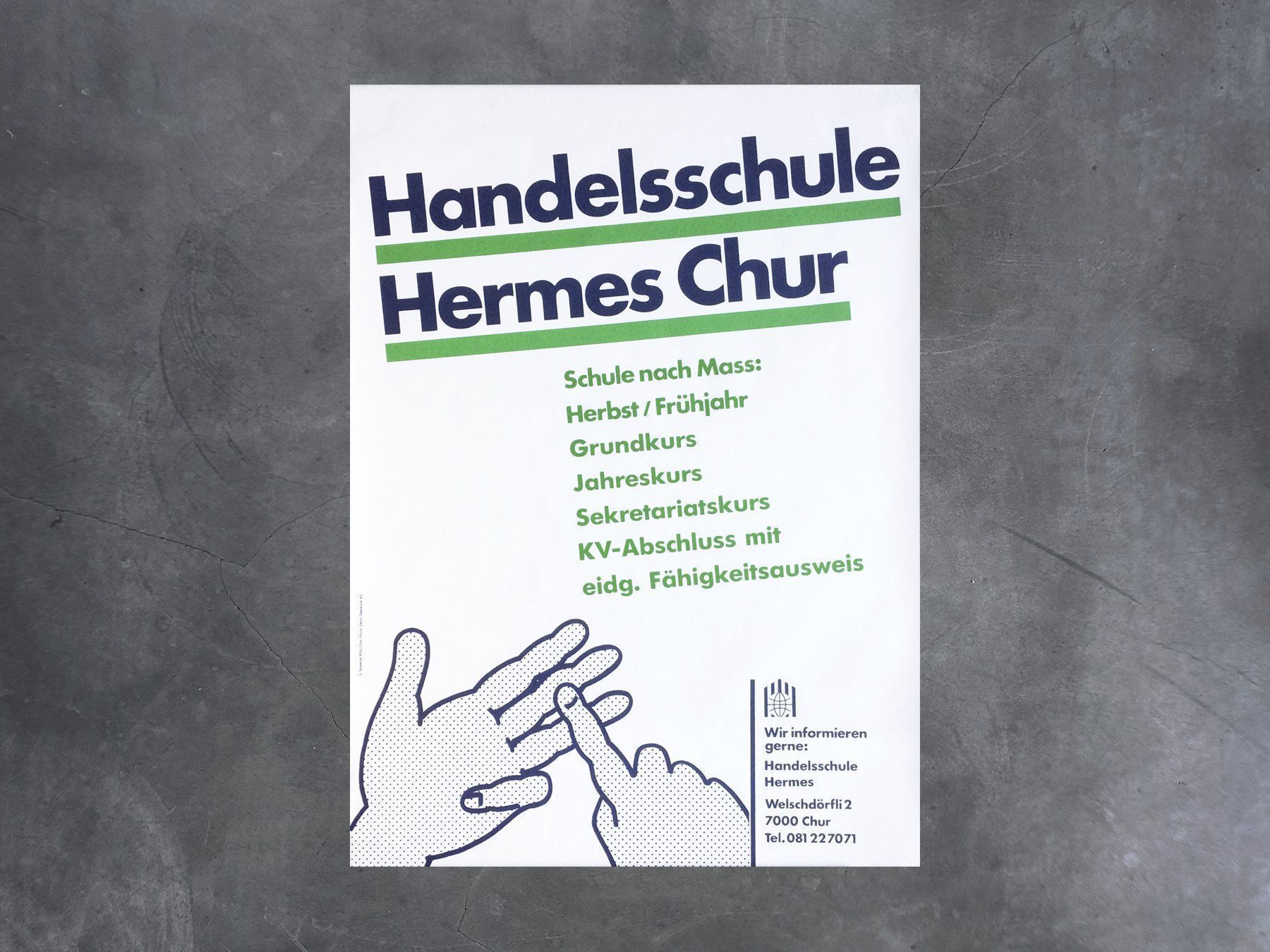 Foto & Immagini: Plakat Handelsschule Hermes Chur – Nuovo (secondo la descrizione) da Chur venduto da design-of-time