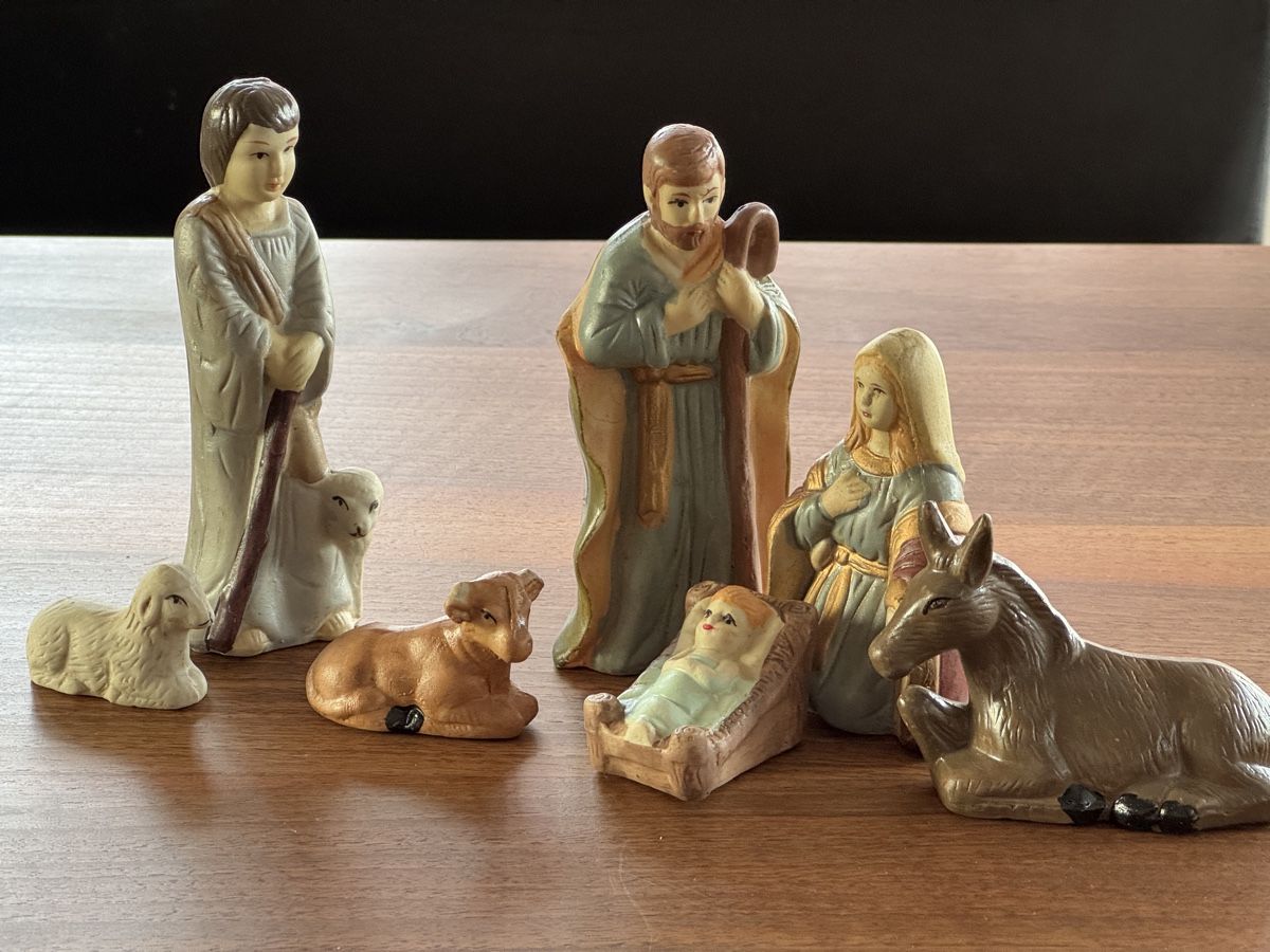 Statuette: Krippenfiguren aus Ton – Usato da Baar venduto da Freethy