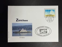 Schiffpostbeleg Zürichsee-Fähre FS Meilen 2006