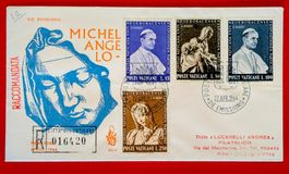 VATIKAN MICHELANGELO PIETA PAPST PAUL VI R-FDC ROM 1964