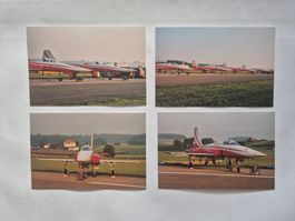 4 Fotos Flugzeuge Patrouille Suisse F-5 Tiger II 🇨🇭
