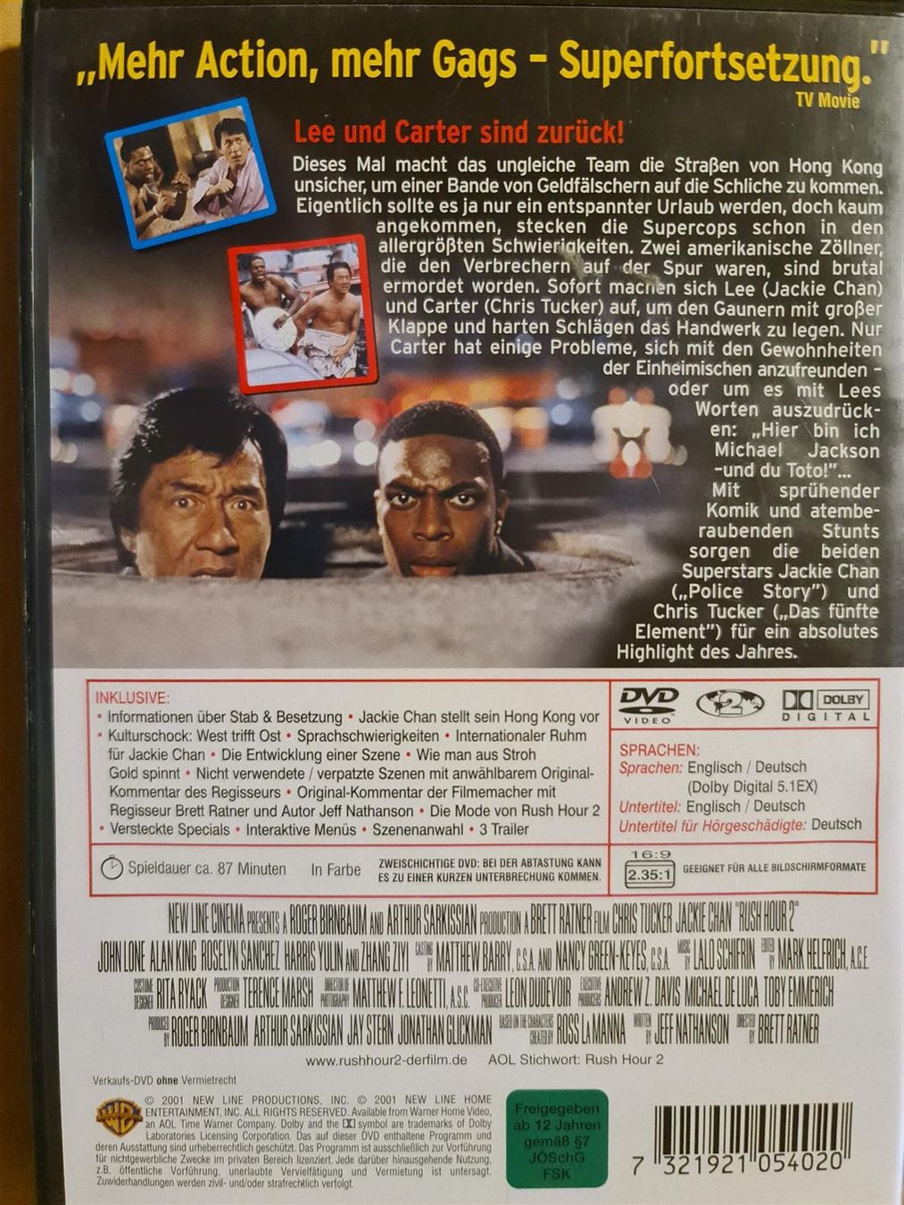 Tutti i DVDs: DVD Rush hour 2 – Usato da Dintikon venduto da Vexi 1