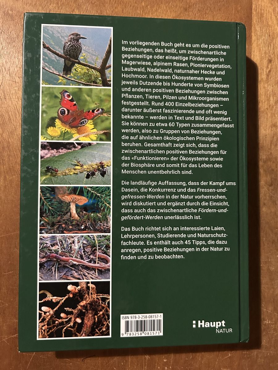Libri: Symbiosen in Wiesen, Wäldern, Mooren - Gigon – Usato da Zürich venduto da WWehrle 1