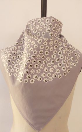 Tuch Baumwolle quadratisch Marimekko grau