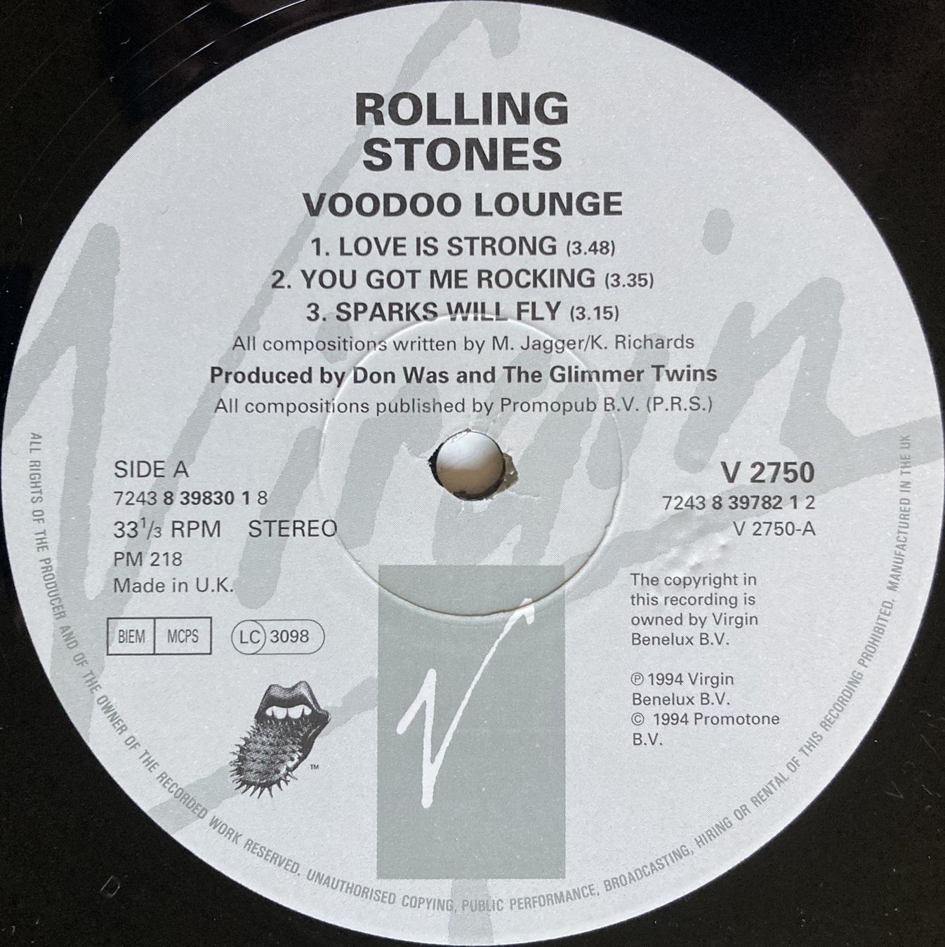 Schallplatten: ROLLING STONES - VOODOO LOUNGE – Gebraucht aus Bottens von hotter-than-hell 4
