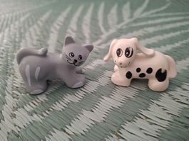 LEGO Duplo Hund und Katze (Vintage, Tiere)
