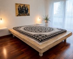 Lieferung GRATIS: Hasena Bett, Akazien, Holzbett