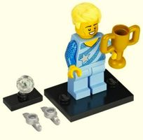 Lego Minifigur Figure Skating Champion, Series 22