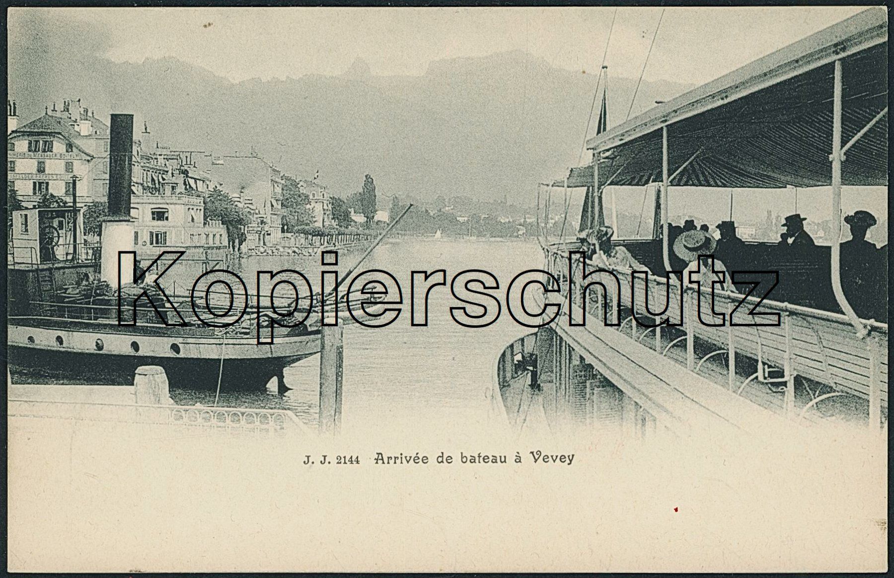 Cartoline postali: VD Vevey - Schiff - Lac Léman – Nuovo (secondo la descrizione) da Schindellegi venduto da masutka7