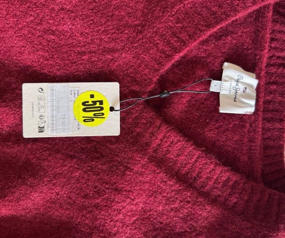 Pullover & Sweatshirts: Pepe Jeans Pull bordeaux neuf – Neu und originalverpackt aus Vuisternens-Romont von gol_xp6p 2
