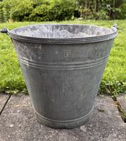 Grosser Vintage Zinkeimer - Deko oder Pflanzenkübel geeignet