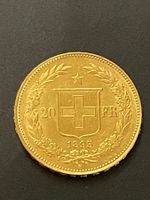 Goldvreneli RAR 20-er 1895 jg Helvetia