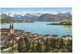 Luzern und die Alpen Vierwaldstättersee, 1931