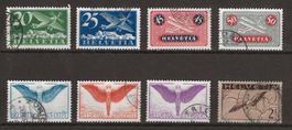 1933-37 : Flugpost Serie Nr. F4z - F13z : KP 550.--