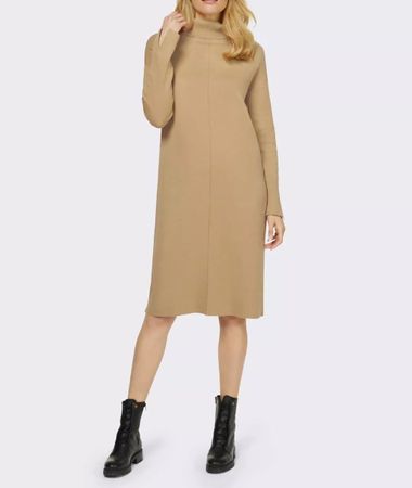 Tolles Strickkleid Rollkragen Gr44 100% Cotton v. Cordona NY