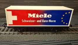Märklin H0 SBB Containerwagen Miele, neuwertig