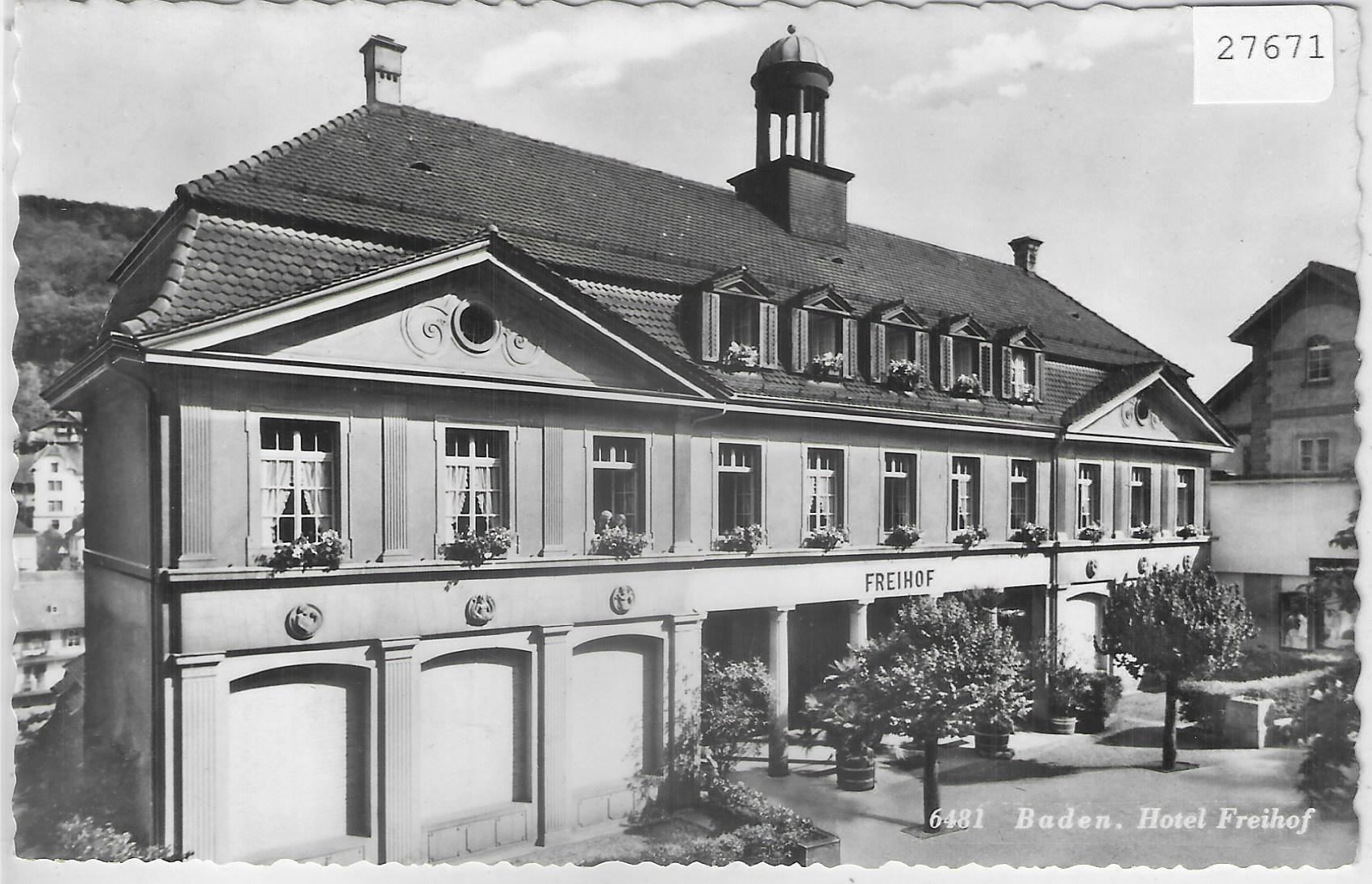 Cartoline postali: Baden - Hotel Freidorf – Usato da Ettingen venduto da Kartenplanet