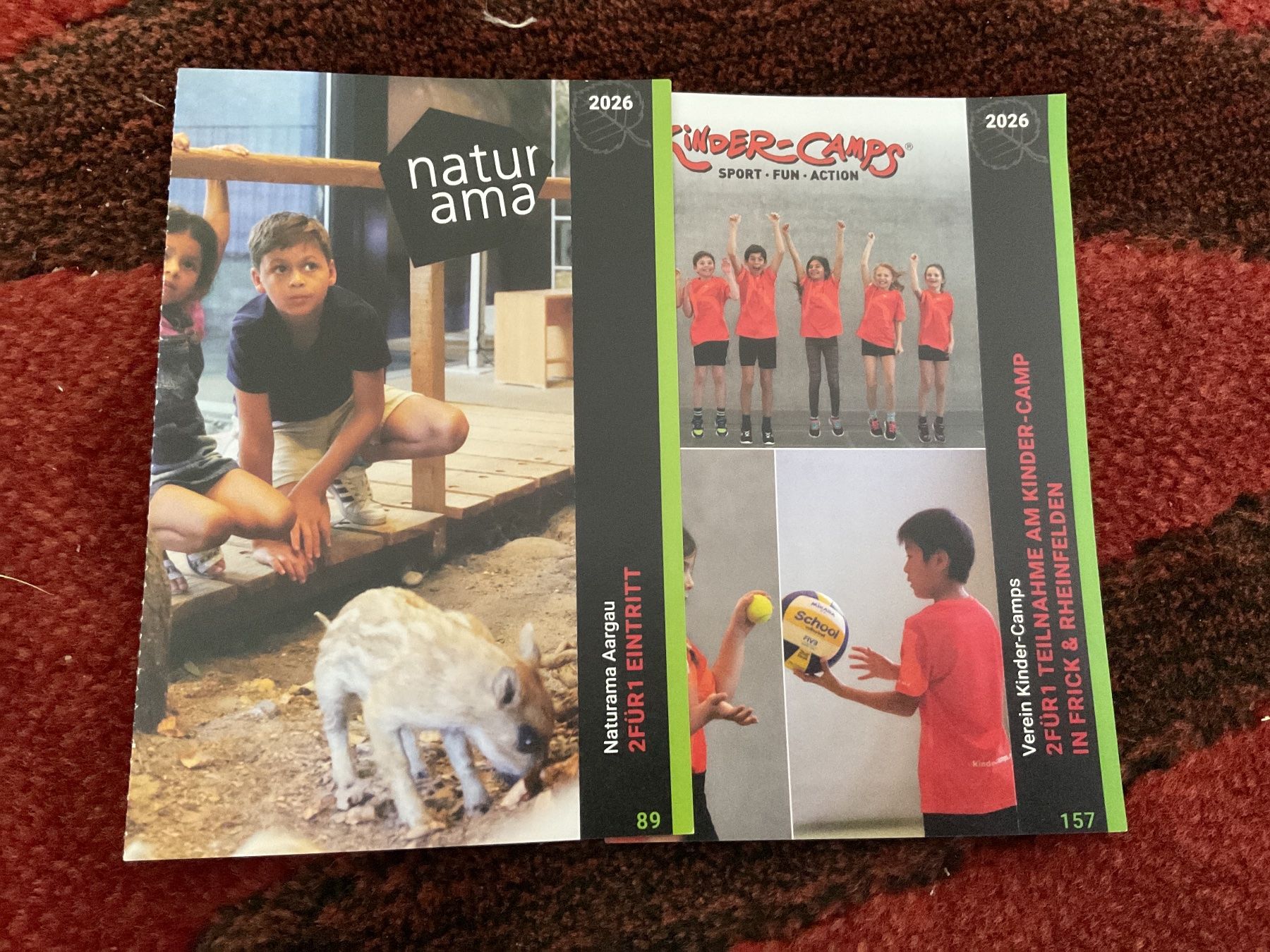 Buoni: 8 bons de réductions à Aarau – Nuovo (secondo la descrizione) da Düdingen venduto da Yellow 5