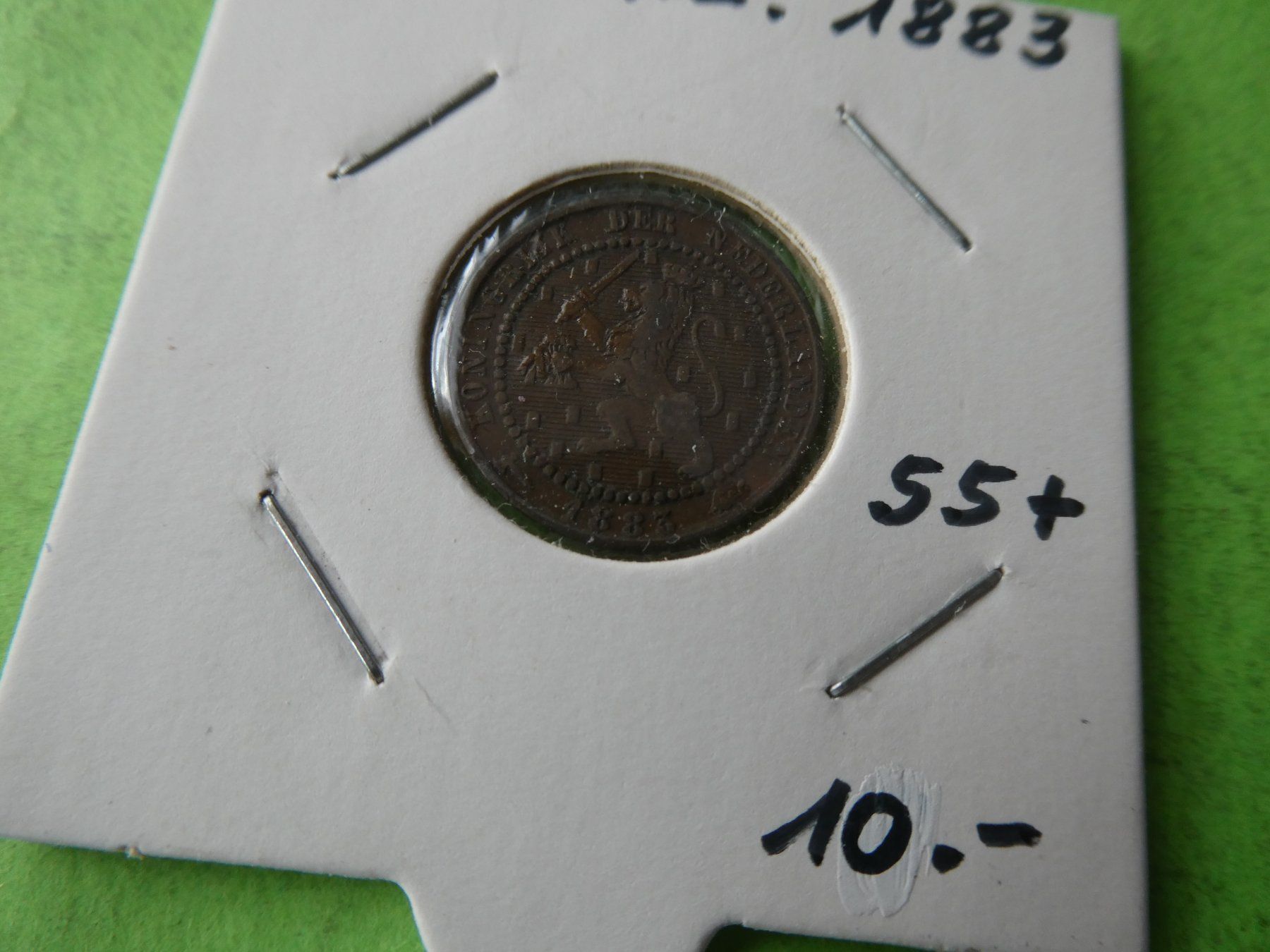 Alle Münzen: Niederlande 1883, 1 Cent – Gebraucht aus Hinterforst von Rohusri