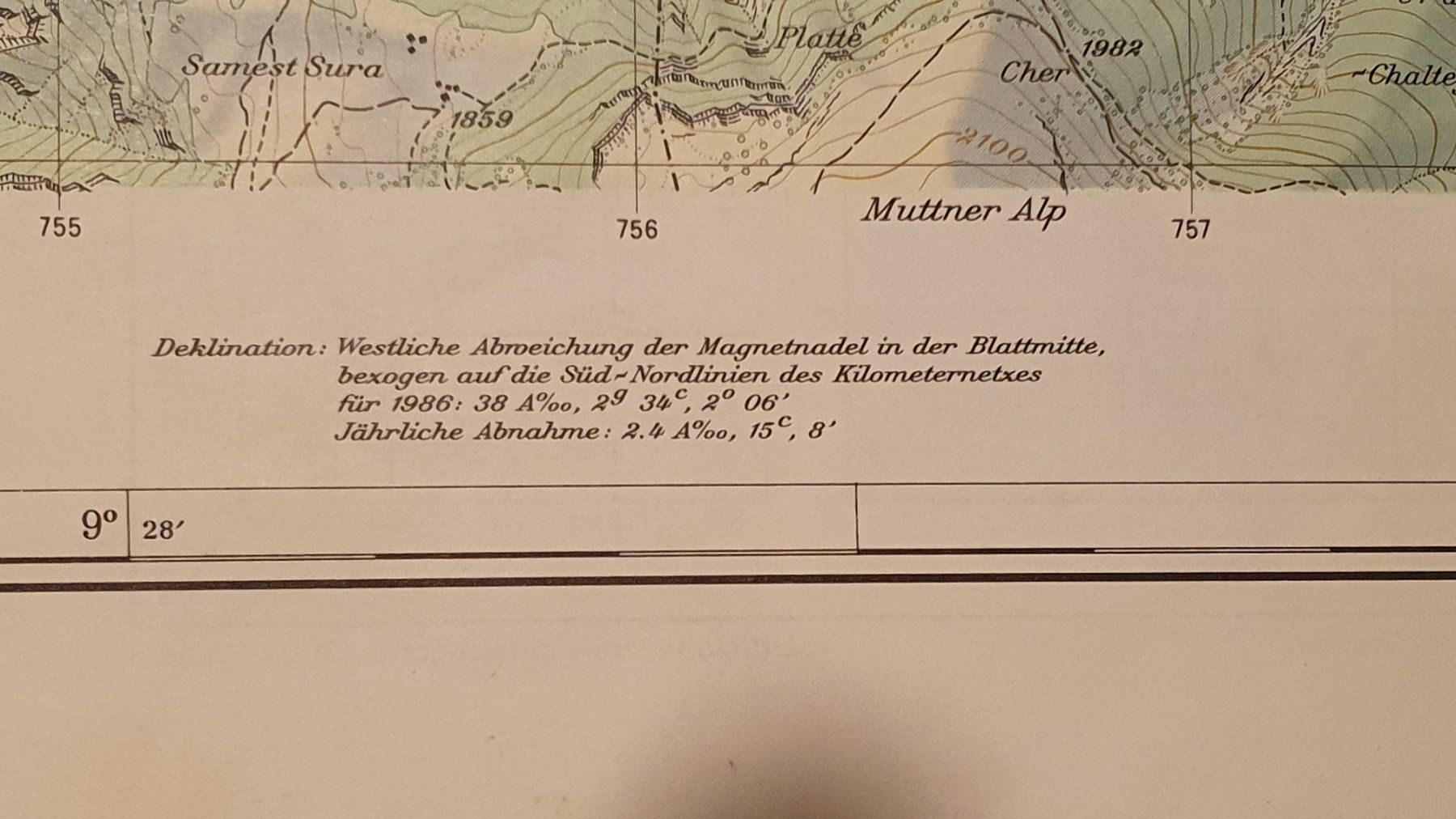 Landkarten & Atlanten: Landeskarte der Schweiz: THUSIS – Gebraucht aus Zürich von Vesco01 4