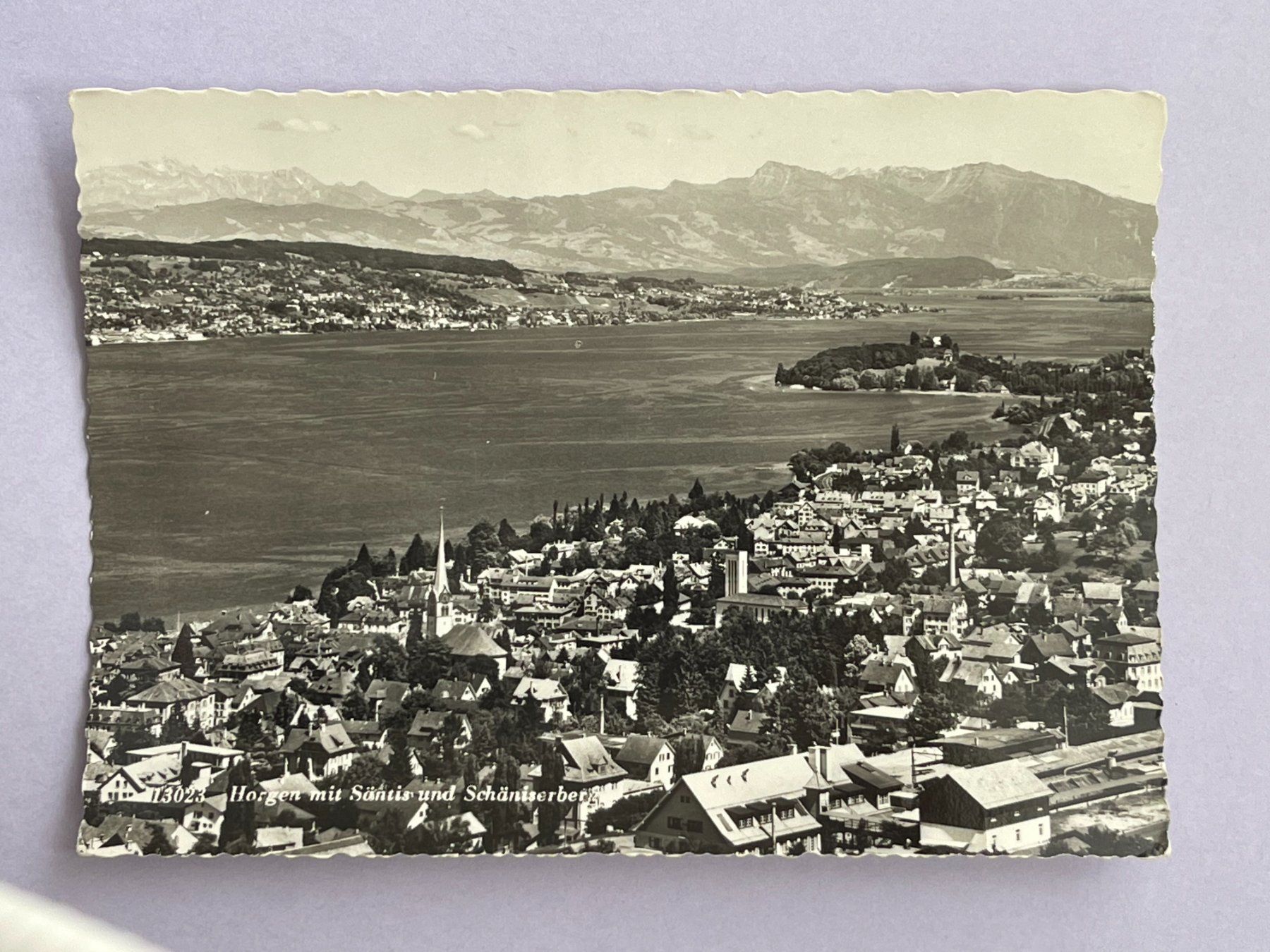 Cartoline postali: Horgen mit Säntis und Schäniserberg – Usato da Steg VS venduto da _vinci_