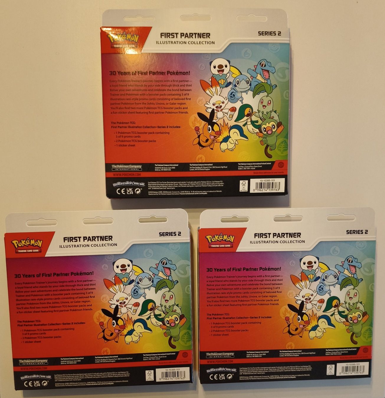 Pokémon Carte collezionabili: 3x Pokémon First Partner Illustration Collection Series 2 EN – Nuovo e nell'imballaggio originale da Gossau SG venduto da Bummelz 1