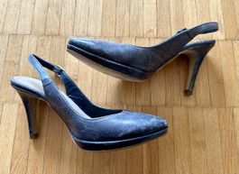 Neue Donna Piu Slingpumps aus Leder, Grösse 35