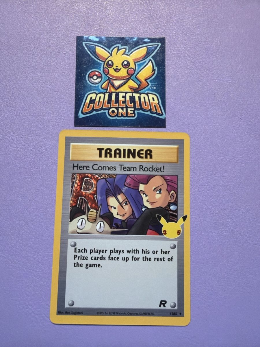 Pokémon Carte collezionabili: Pokemon Here Comes Team Rocket Celebrations Top 2021 – Nuovo (secondo la descrizione) da Lommiswil venduto da CollectorOne
