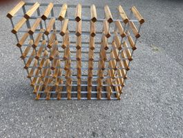 Weinregal für 72 Flaschen Kiefer