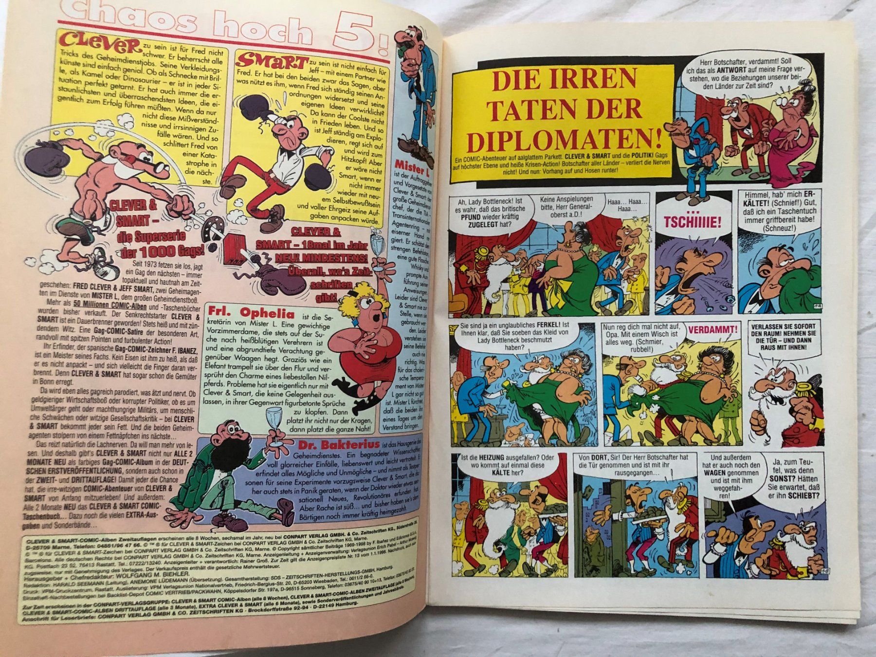 Fumetti: CLEVER & SMART - Nr.113 - 2.Auflage – Usato da Schaffhausen venduto da durruti 2