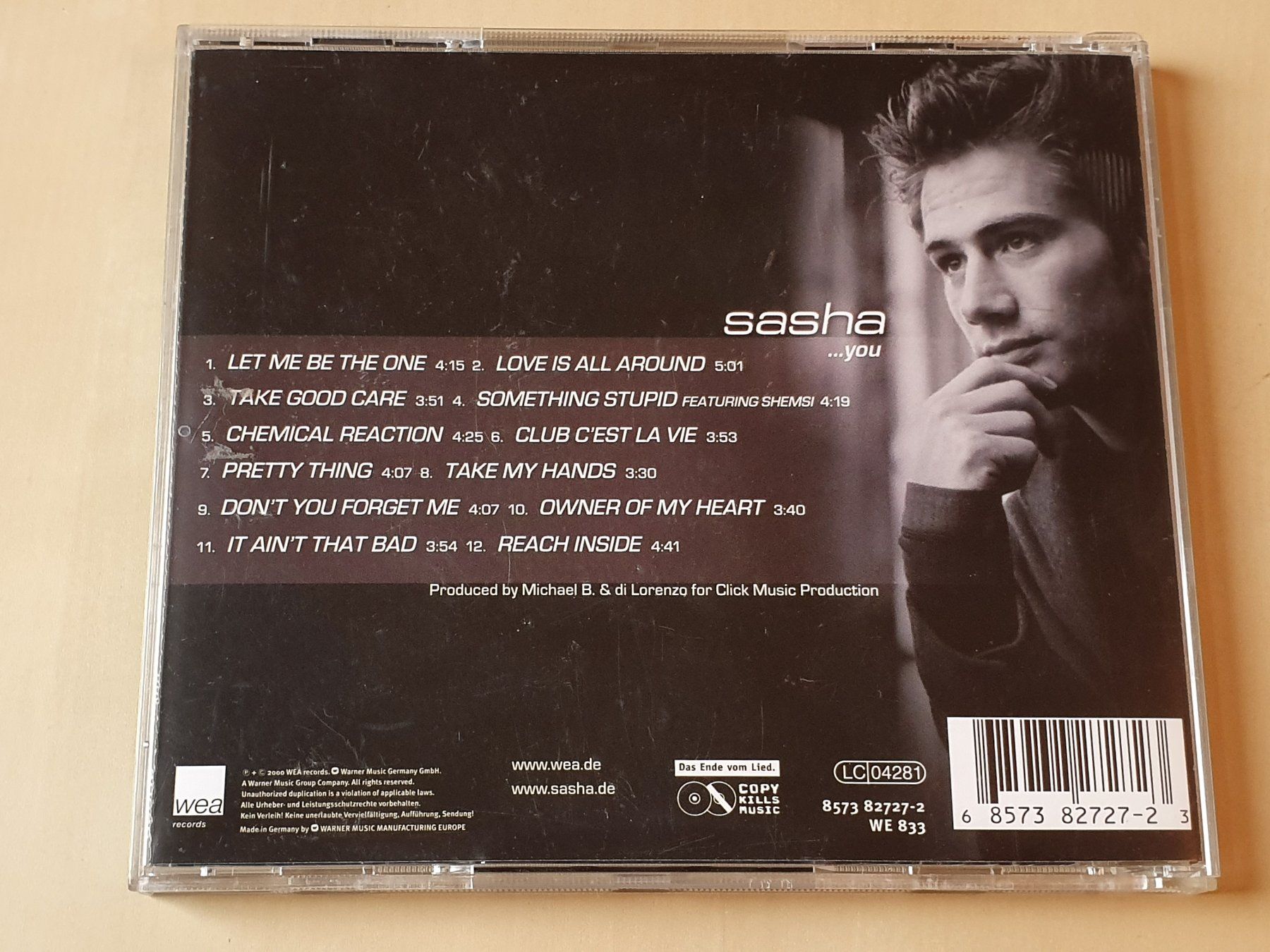CD: Sasha ...you – Usato da Stansstad venduto da collectorsshop 1