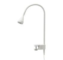 Ikea Nävlinge - White LED Desk Lamp with Clamp
