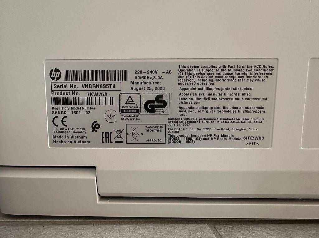 Hewlett Packard Stampanti: Color Laser Jet Pro MFP M283fdw – Usato da Wichtrach venduto da Quidam1 2