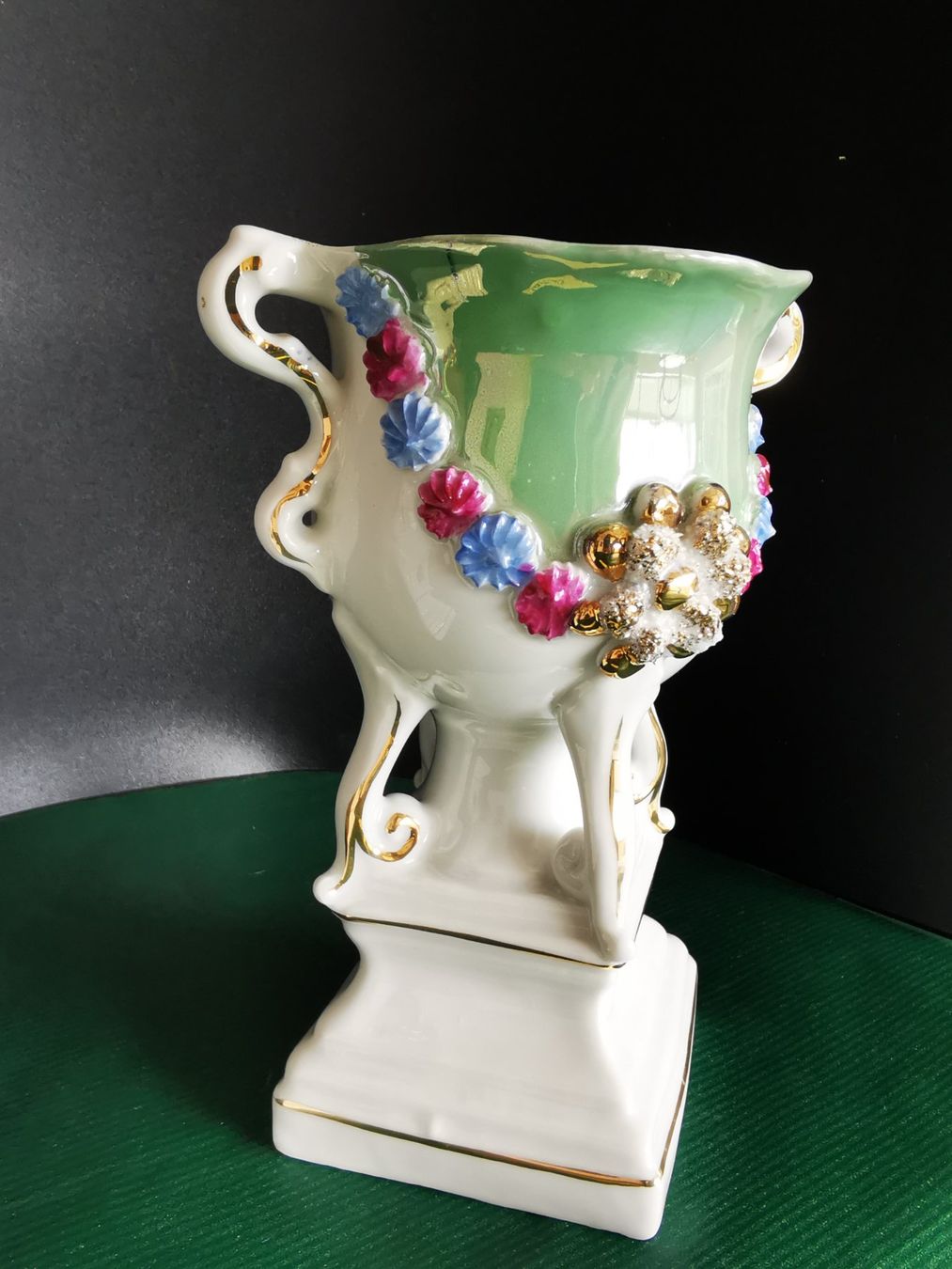 Vasi & Recipienti: 1 Paar Biedermeier-Vasen - Jugendstil – Usato da Dübendorf venduto da aschiduebendorf 3