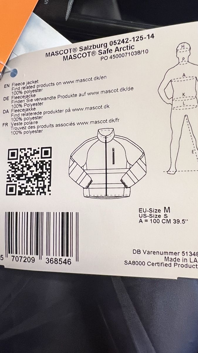Giacche: Fleecejacke Neu Gr M MASCOT – Nuovo (secondo la descrizione) da Halden venduto da Satellite 6