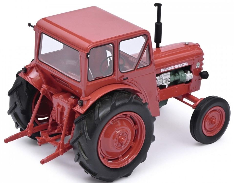 Modèle Réduit Tracteur Volvo BM 350 Sans Cabine 1959 - Échelle 1:32, Couleur Rouge, Marque Schuco - Neuf