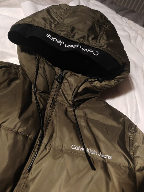 Calvin Klein veste hiver vert-olive / WinterJacke xs 6