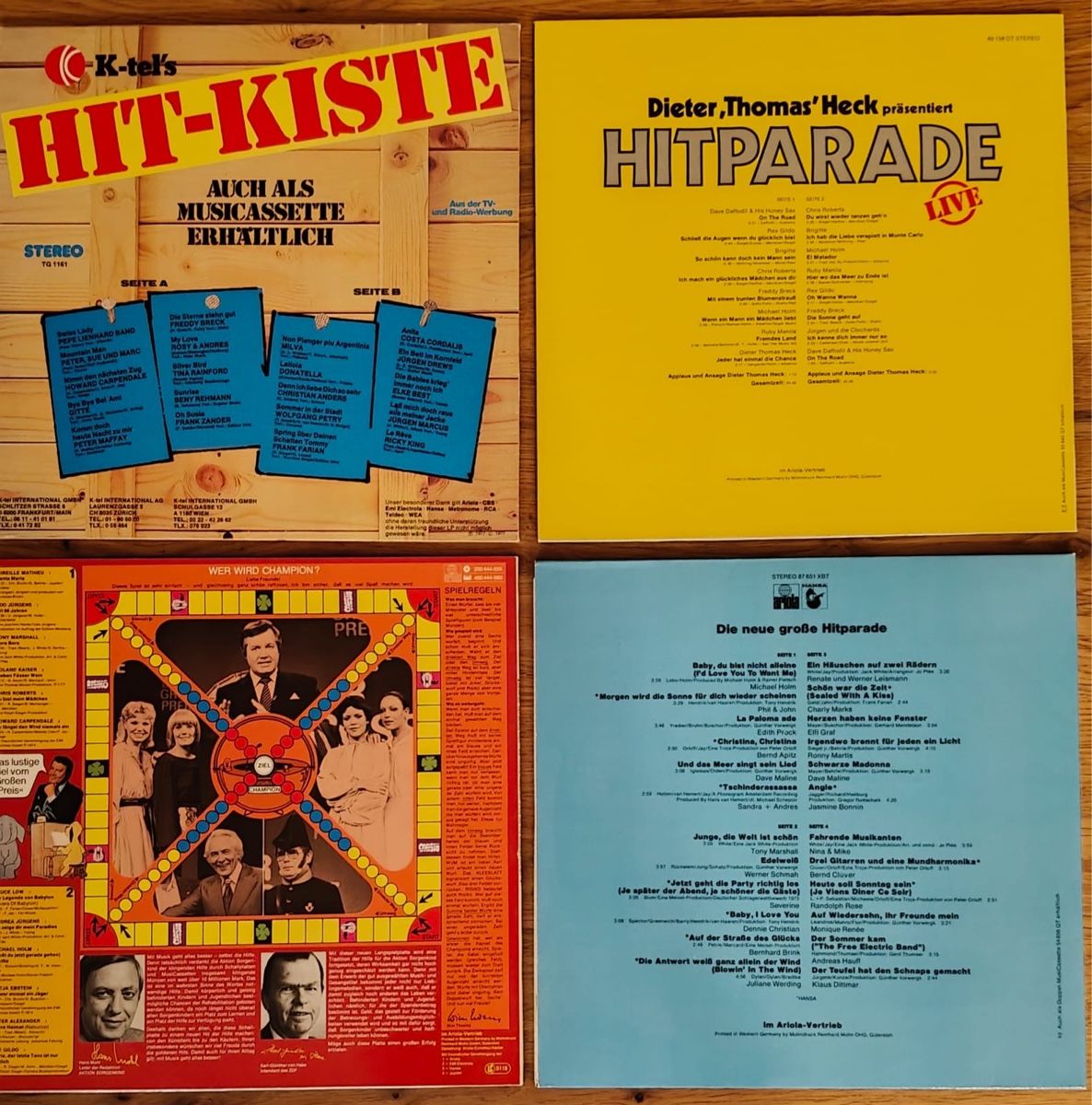 Dischi in vinile: 4 Langspielplatten Hit-Kiste Hitparade Grosse Preise – Usato da Liestal venduto da Hostettler87 1