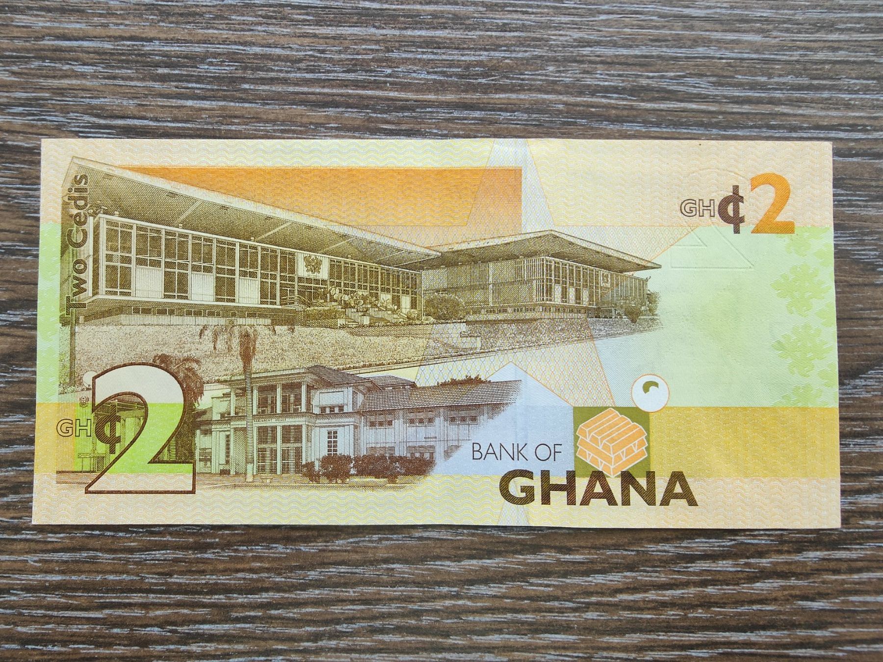 Banknoten: Ghana 2 Cedis 2017 !!!!!!! – Neu (gemäss Beschreibung) aus Flaach von Lonzo99 1