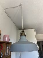 Vintage Hängelampe, grau