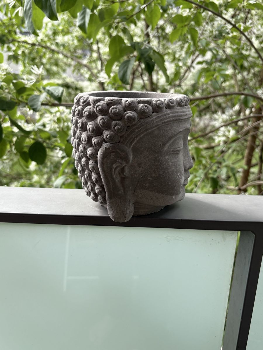 Sculture & Statue: Stone Buddha Candle Holder Statue Decor Zen – Usato da Genève venduto da ton_h779 4