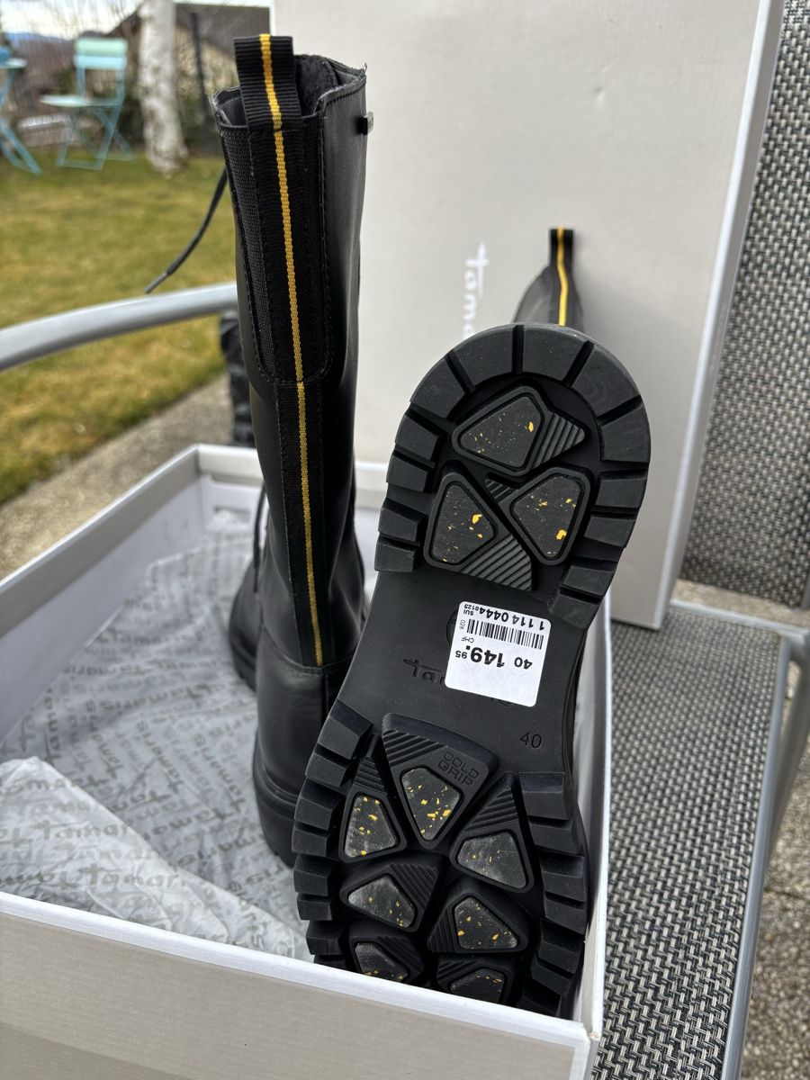 Tamaris Scarpe da donna: Stiefel Tamaris GR 40 schwarz – Nuovo e nell'imballaggio originale da Alterswil FR venduto da Lisu15 2