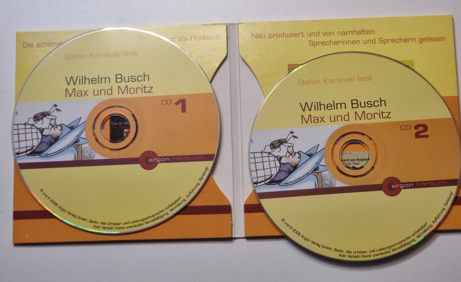 Audiolibri: MAX & MORITZ Wilhelm Busch +Fipps der Affe, Knopp Trilogie+ – Nuovo (secondo la descrizione) da Dürnten venduto da Bachtelrider_ 1
