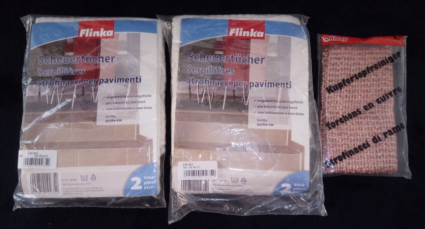 Altro per la casa: 6 Scheuertücher neu & originalverpackt – Nuovo e nell'imballaggio originale da Werdenberg venduto da EXA-Secondhand