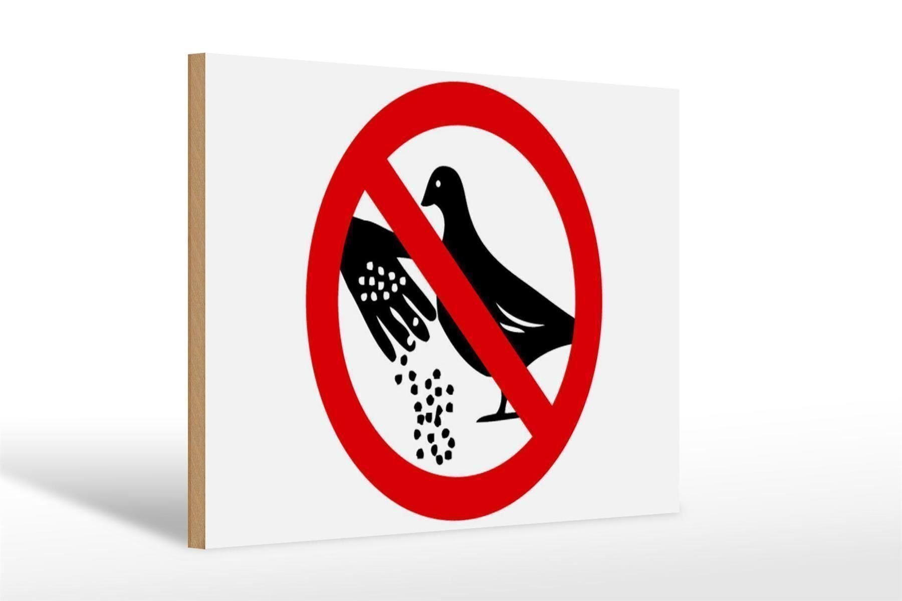 Insegne: Blechschild-TAUBEN FÜTTERN VERBOTEN – Nuovo e nell'imballaggio originale da Rupperswil venduto da big-one-sale 1