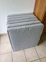 Loungekissen Sitzauflagen grau 6 Stk gut erhalten & waschbar