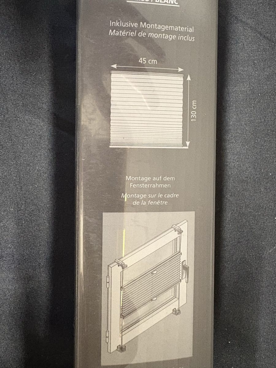 Vorhänge: Micasa Pleated Blind White 45x130cm - New, Boxed – Neu und originalverpackt aus Seuzach von Diamand28 1
