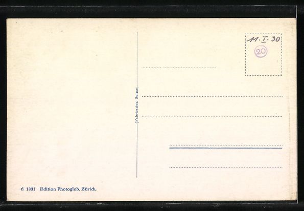 Cartoline postali: AK Wald, Ortsansicht gegen Alp Scheidegg – Usato da Berlin venduto da bartko-reher 1